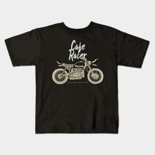 Cafe Racer Custom Bike Motorcycle Biker Kids T-Shirt